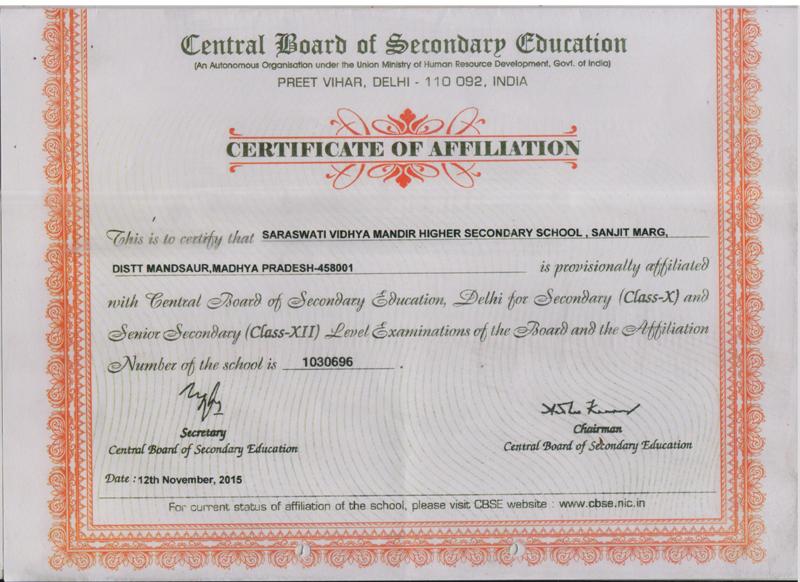 Affiliation Document 1